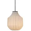 Image de KARMAN lampe à suspension CIRCUS (Modèle B - Verre blanc et aluminium noir mat)