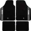 Image de SPARCO Jeu de 4 Tapis Tissu Noir et Gris