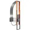 Image de MARTINELLI LUCE lampe murale applique MARX (Inox - Bois et acier)