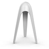 Image de MARTINELLI LUCE lampe de table CYBORG (Blanc - aluminium et polycarbonate)