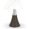 Image de MARTINELLI LUCE lampe de table PIPISTRELLO MED (Marron opaque - Métal et méthacrylate)