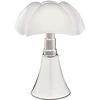 Image de MARTINELLI LUCE lampe de table PIPISTRELLO avec dimmer (Blanc brillant - Métal et méthacrylate)