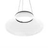 Image de MARTINELLI LUCE lampe à suspension PLISSÉ Plissè (Effet rayé - Méthacrylate transparent)