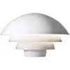 Image de MARTINELLI LUCE lampe de table VISIERE (Blanc brillant RAL 9003 - Aluminium)