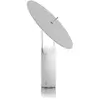 Image de MARTINELLI LUCE lampe de table TX1 (Blanc mat et acier chromé - Aluminium, méthacrylate et métal)