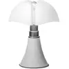 Image de MARTINELLI LUCE lampe de table MINIPIPISTRELLO avec dimmer (Blanc Opaque - Métal et méthacrylate)