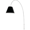 Image de LUCEPLAN lampe murale applique LADY COSTANZA D13Ea d. (Tige aluminium / Abat-jour Noir - aluminium et polycarbonate)