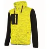 Image de U-Power sweat-shirt zippé RAINBOW jaune col montant 100% polyester (S 3XL)