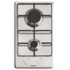 Image de Table De Cuisson Gaz Glem Gt32ix 2 Feux Inox 29x51 Cm