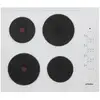 Image de Glem - table de cuisson électrique 60cm 4 feux 6000w blanc gtl640wh - GTL640WH