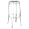 Image de KARTELL tabouret CHARLES GHOST hauteur 75 cm (Cristal - Polycarbonate transparent)