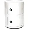 Image de Meuble de rangement Componibili - KARTELL - 2 tiroirs - Blanc - ABS - Contemporain - Design
