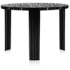 Image de KARTELL table basse moyenne T-TABLE H 36 cm (Noir - Teinté dans la masse PMMA)