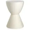 Image de KARTELL tabouret table basse PRINCE AHA (Blanc cirBianco classico - Polypropylène coloré dans la masse)