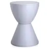 Image de KARTELL tabouret table basse PRINCE AHA (Gris lavande - Polypropylène coloré dans la masse)