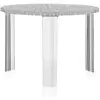 Image de KARTELL table basse moyenne T-TABLE H 36 cm (Cristal - PMMA transparent)