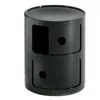 Image de Meuble de rangement Componibili - KARTELL - 2 tiroirs - Noir