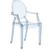Image de KARTELL chaise pour enfants LOU LOU GHOST (Bleu ciel - Polycarbonate transparent)