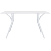 Image de KARTELL table SPOON TABLE (Blanc - 140 x 74 - Aluminium nid d'abeilles et mélamine)