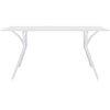 Image de KARTELL table SPOON TABLE (Blanc - 160 x 80 - Aluminium nid d'abeilles et mélamine)