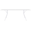 Image de KARTELL table SPOON TABLE (Blanc - 200 x 90 - Aluminium nid d'abeilles et mélamine)