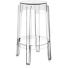 Image de KARTELL tabouret CHARLES GHOST hauteur 65 cm (Cristal - Polycarbonate transparent)