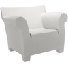 Image de KARTELL fauteuil BUBBLE CLUB (Blanc zinc - Polyéthylène coloré)