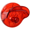 Image de KARTELL portemanteau mural GANCIO WALL CLOTHES HOOK (Rouge orangé - Polycarbonate transparent)