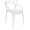 Image de KARTELL set de 2 chaises MASTERS (Blanc - Technopolymère thermoplastique recyclé soft touch)