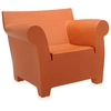 Image de KARTELL fauteuil BUBBLE CLUB (Rouge terre - Polyéthylène coloré)