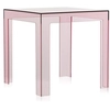 Image de KARTELL table basse JOLLY (Rose - Polycarbonate transparent)