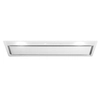 Image de FALMEC hotte encastrable placard GRUPPO INCASSO MURANO (Blanc, 70 cm - verre trempé extra clair)