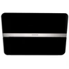 Image de FALMEC hotte murale FLIPPER (Noir satiné 85 cm - acier et verre)
