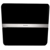 Image de FALMEC hotte murale FLIPPER (Noir satiné 55 cm - acier et verre)