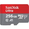 Image de Carte Mémoire - SanDisk - microSDXC Ultra 256 Go - Vitesse de Lecture 120 Mo/s - Classe 10 - Adaptateur SD