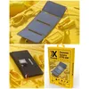 Image de Panneau solaire Ultra Mince ETFE 6W pliable portable monocristallin 2 ports USB Pour Plein air chargeur solaire portable 6W