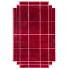 Image de MAGIS tapis VOLENTIERI FINESTRA 200 x 340 cm (Bordeaux - 75% viscose et 25% lin)