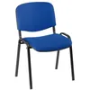 Image de Chaise de conférence éco bleu - pieds noir