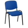 Image de Chaise de confÃ©rence Ã©co bleu - pieds noir - Lot de 4 en occasion ou reconditionné