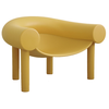 Image de MAGIS fauteuil SAM SON (Curry - Polyéthylène)