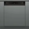 Image de HOTPOINT Lave vaisselle encastrable bandeau noir HBC2B+26B