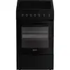 Image de Cuisiniere lectrique indesit 50 cm vitroceraamique 4 plaques catalyse four 65 l click&clean I5V3PCB