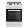 Image de Cuisinière à gaz - INDESIT - I6GGKMWF - 4 foyers - 104 KWh - L60 cm - Blanc