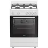 Image de Indesit I6g5kcw Four Et Cuisinière Electrique Plaque Avec Zone À Induction Blanc, Noir