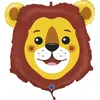 Image de BALLON ALUMINIUM TÊTE DE LION 74CM Jaune