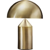 Image de OLUCE lampe de table ATOLLO MOYENNE (Exteur or, inteur blanc - Métal)