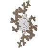 Image de ARTI E MESTIERI horloge murale PAPILLON (Beige - Métal verni)