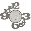 Image de ARTI E MESTIERI horloge murale KING (Boue et ivoire - Métal verni)
