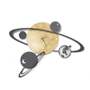 Image de ARTI E MESTIERI horloge murale SISTEMA SOLARE (Or - Métal verni)