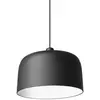 Image de LUCEPLAN lampe à suspension ZILE LARGE (Noir mat - Acier et PLA)
